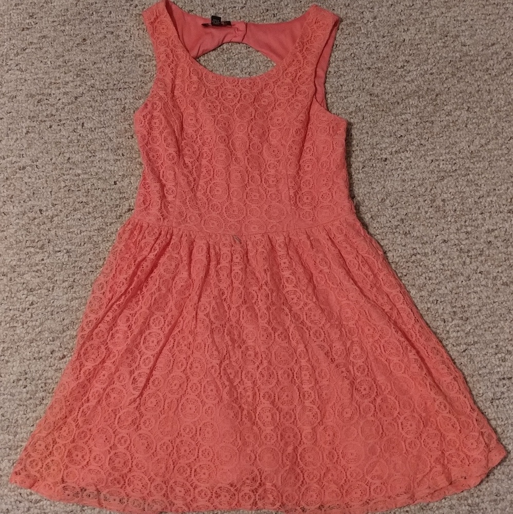 Crochet Coral Dress